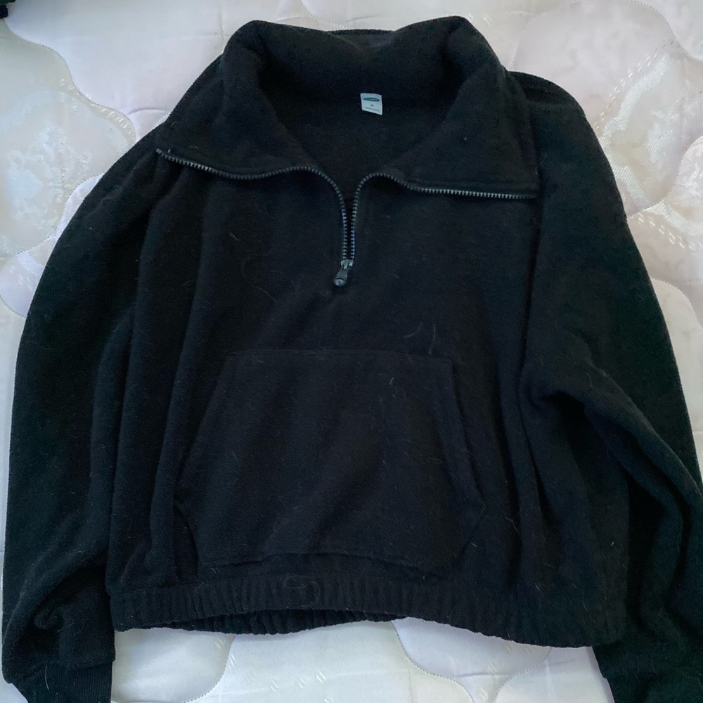 Black Cropped Sweater